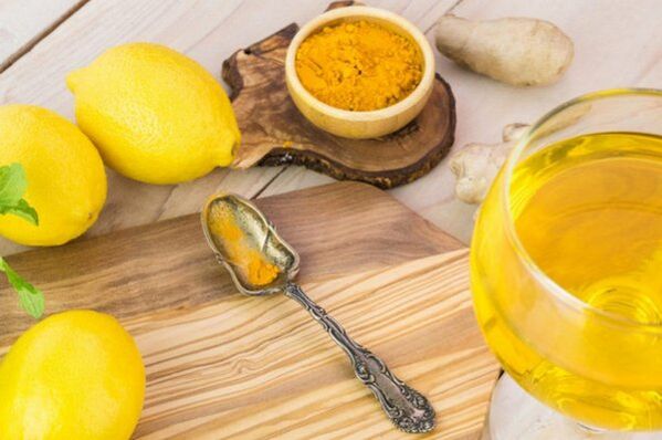 Potensiallığı artırmaq üçün limon, zəncəfil və zerdeçal ilə için