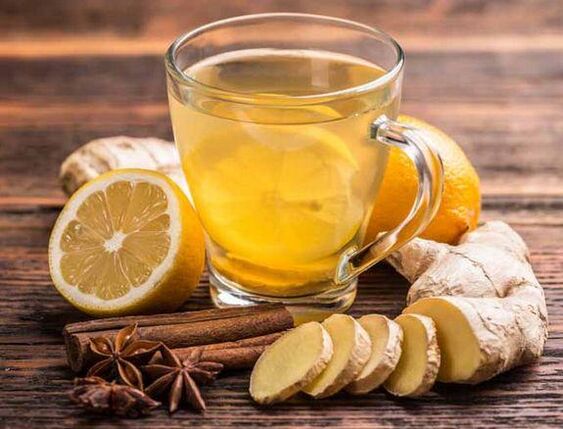 Zəncəfil, limon, darçın və davamlı ereksiyalar üçün mixək olan çay